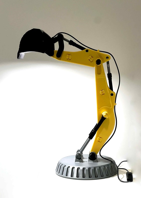 Екскаватор настільна лампа