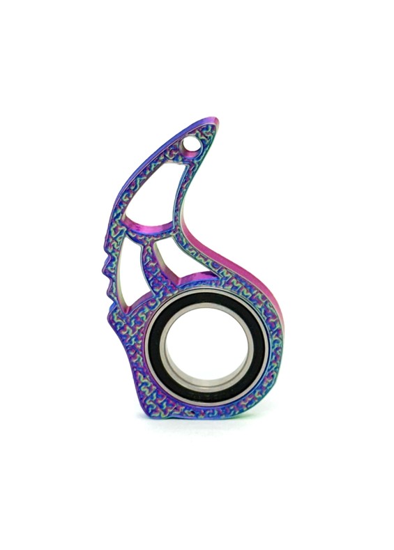 Керамбіт зелено-синьо-червоний