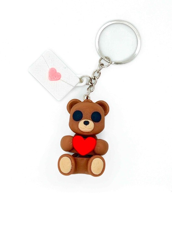 Ведмедик з листівкою (5см)