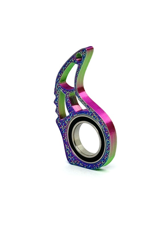 Керамбіт зелено-синьо-червоний