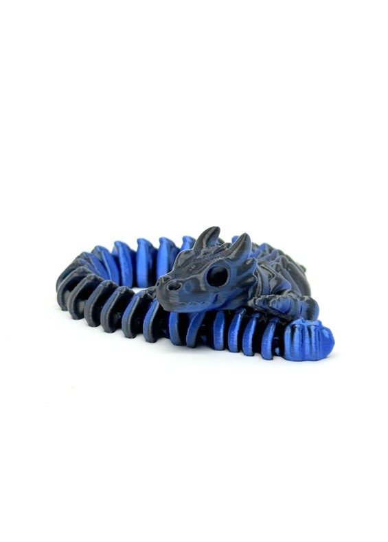 Дракон Чорно-Синій малюк (22 см)